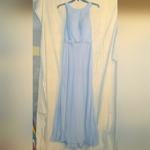 Azazie Dresses & Skirts - Azazie Elegant Blue Evening Gown